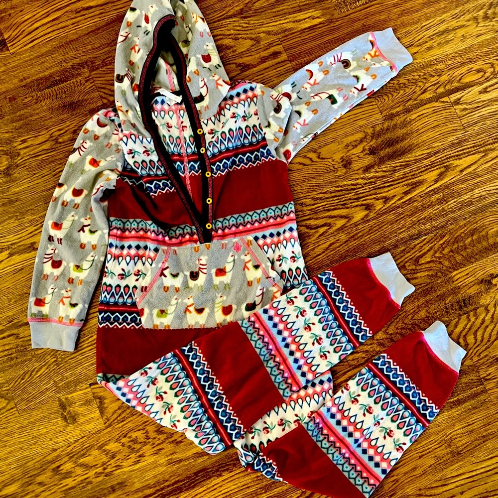 Llama Fleece Pajamas Matilda Jane